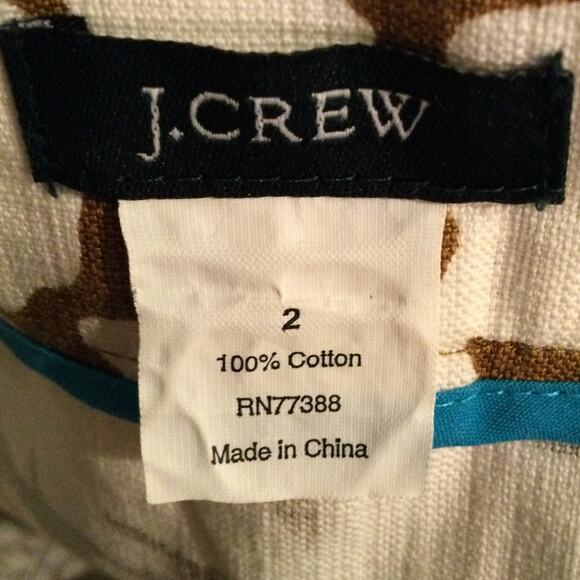 J. Crew animal print mini skirt 2 - Picture 5 of 5